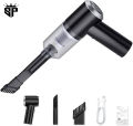 3 in 1 Portable Vacuum Cleaner Duster Blower Air Pump Wireless Handheld Clean Microscopic Dust From Car, Home, Computer, Laptop, Flower, Mirror, Vehicle Interior Cleaner. 