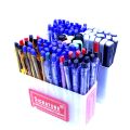 Signature Pen Office Bundle (Pack of Ball Point Pens, Fine Liners, Board and Permanent Marker, Highlighter) with free stationery holder. 