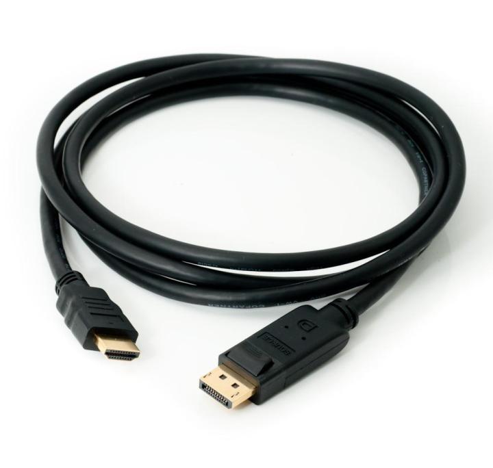 DP to HDMI Cable 1.8 Meter Best Quality Cable For HD Video Streaming and Gaming