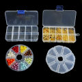 Adjustable Jewelry Storage Box Plastic PVC Storage Box Holder Case Transparent Jewelry Tool Portable Organizer Container. 