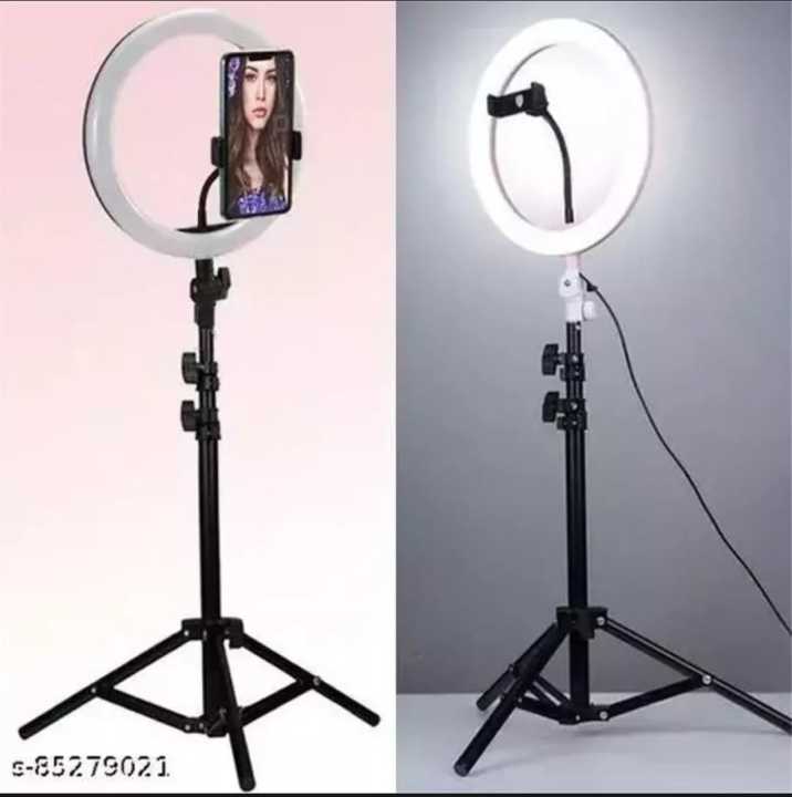 26cm Ring Light With Mobile Holder With 7Feet Tripod Stand in Three Different Mode Light