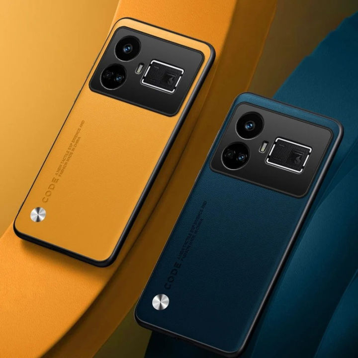 For Realme GT5 5G Case All-Inclusive Shockproof Soft Leather Ultra-Thin Fashion For Realme GT 5 Back Cover