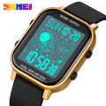 SKMEI Men Fashion Watch EL Luminous Stopwatch 5ATM Waterproof Men Electronic Watch 1971. 