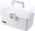Medicine Box Foldable First Aid Box Portable Storage Box 3 Layer Medicine Cabinet Storage Box for Home Outdoor (SMALL). 
