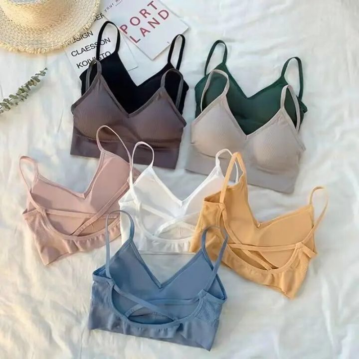 Sport Bras Women Cross Strap Beauty Back Underwear Push Up Running Yoga Fitness Sport Bra Top Breathable Quick Dry Gym Top