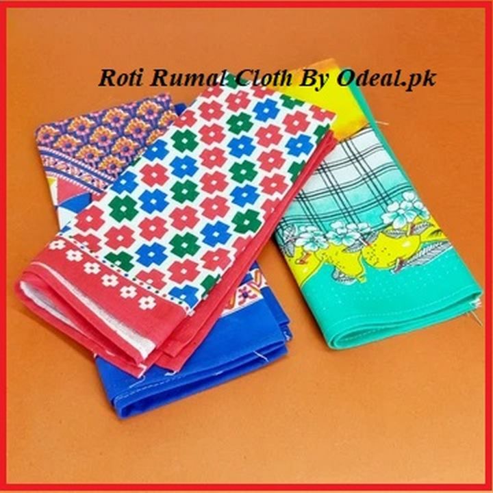 Roti Cover Big Size Good Quality  Printed 23x23 Inches Roti Rumal Cloth Random Colors