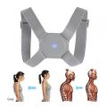 Smart Posture Corrector Vibration Belt USB Rechargeable Intelligent Vibration Induction Sensor Reminder High Elasticity Adjustable Upper Back Shoulder Lumbar Waist Support Belt SPINE CORRECTION for Children and Adult​. 