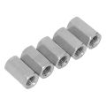 Fine Thread Coupling Nuts, 20PCS Hex Coupling Nut Easy To Install 304 Stainless Steel for Bolt Stud Connection. 