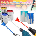 10Pcs Resin Mixer Paddles Mixer Drill Attachment for Resin, Paint, Silicone, Ceramic Glaze Mixing. 