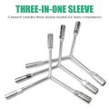 Y Shape Socket Wrench Hexagon Spanner Repair Hand Tool 8mm, 10mm, 12mm, 3 Way Y Shape Socket Wrench. 