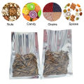【New Arrivals】50pcs Heat Seal Storage Bags Aluminium Foil Vacuum Sealer Pouches Food Grade For Nuts SER88. 