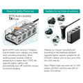 CH-Geek In-Car Multifunction 4-Ports Smart USB Power Charger With Flash Display Warning. 