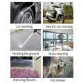 High Pressure Water Spray Nozzle Hose Pipe Adjustable Metal Spray Nozzle Water Pressure Booster Water Spray Gun for Car Wash cleaning & Gardening Water Pressure Nozzle. 
