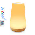 Night Light Touch Sensor Lamp Bedside Table Lamp for Kids Bedroom Rechargeable Dimmable Warm White Light RGB Color Changing. 