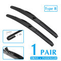 Car Wiper Blade For Suzuki Swift 21";+18"; 2005-2010 Windscreen Windshield Wipers Window Wash Fit U Hook Arms. 