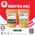 Basil Seeds and Gond Katira Combo Pack 1000g | TukhMalangha and Gond Katira Combo Pack | Kashmiri Masalajaat. 