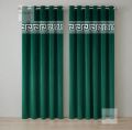 Laser Cut Velvet Curtains For Living Room and Bed Room Customize able Size Greek Top Border Velvet Curtains - INTERIORFITS. 