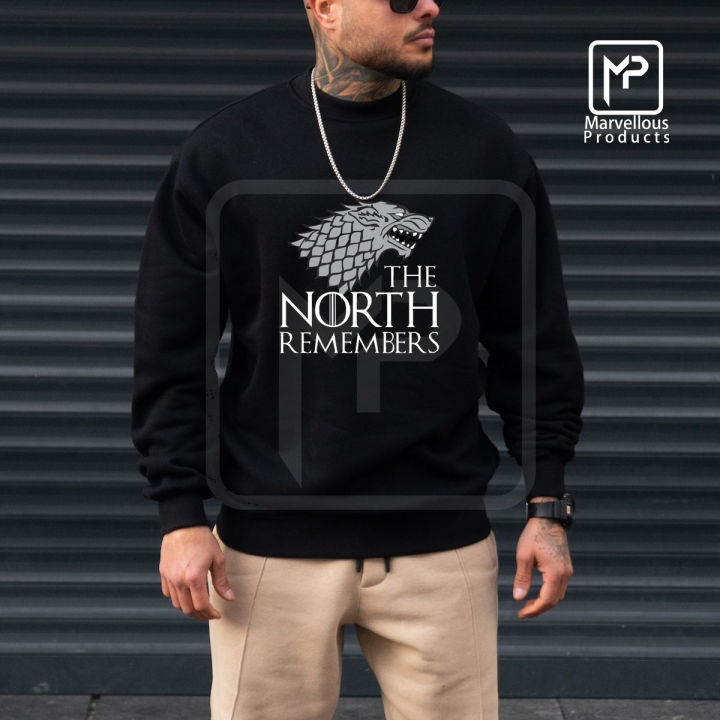 Game Of Thrones (GOT Fans) Printed - Best Winters Sweatshirts for Boys/Girls - Premium Quality Winter Men's/Women's Black/White 3 fleece Sweatshirt - Best for Winter Season- Full Sleeve Round/Crew Neck Soft oversize Sweatshirt S to XL