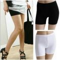 Women Soft Seamless Safety Pants Under Skirt Modal Ice Silk Breathable Shorts. 