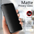 Privacy + Matte 9H Tempered Glass for iPhone X XS XR 11 12 13 mini 14 15 Pro MAX 6 7 8 Plus SE Anti Spy Peeping Screen Protector. 