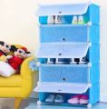 5 Cube Plastic Cabinet, Wardrobe , Organizer with Shoe Rack. 