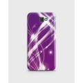 Samsung J7 Prime Cover 3D Hard Case Purple & White Style - 1Cover2157-. 