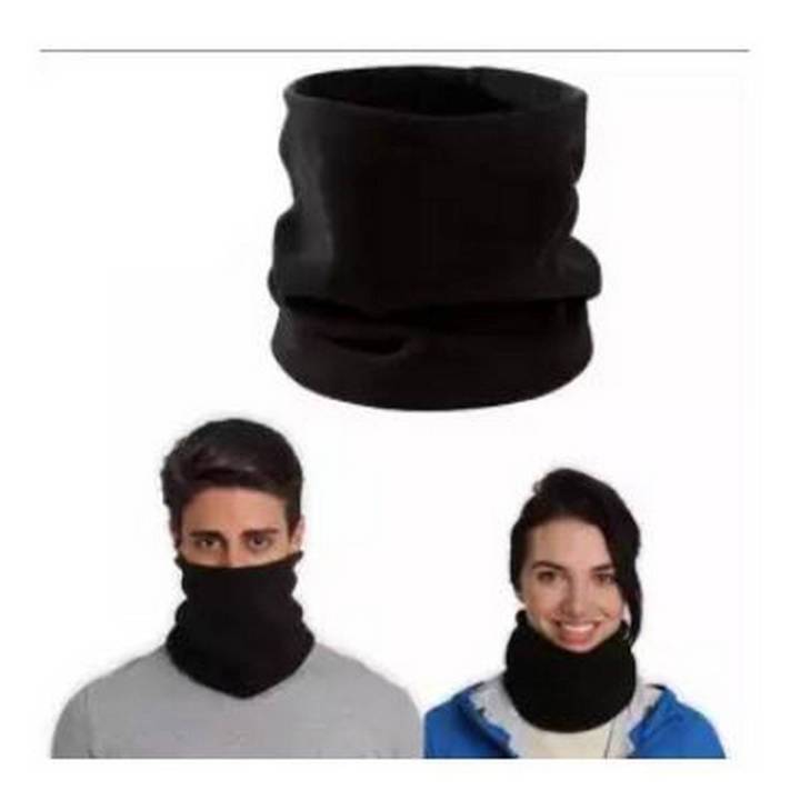 Unisex Women Men Winter FLEECE NECK Warmer Tube Snood Scarf Face