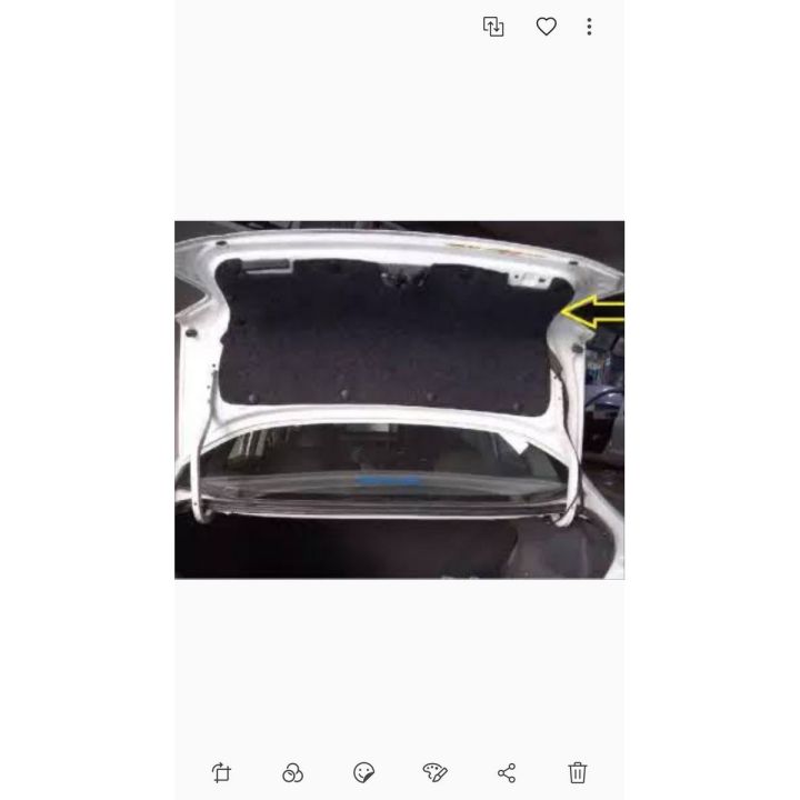 Trunk Liner Lid Cover For Honda City 2009-2019 Namda