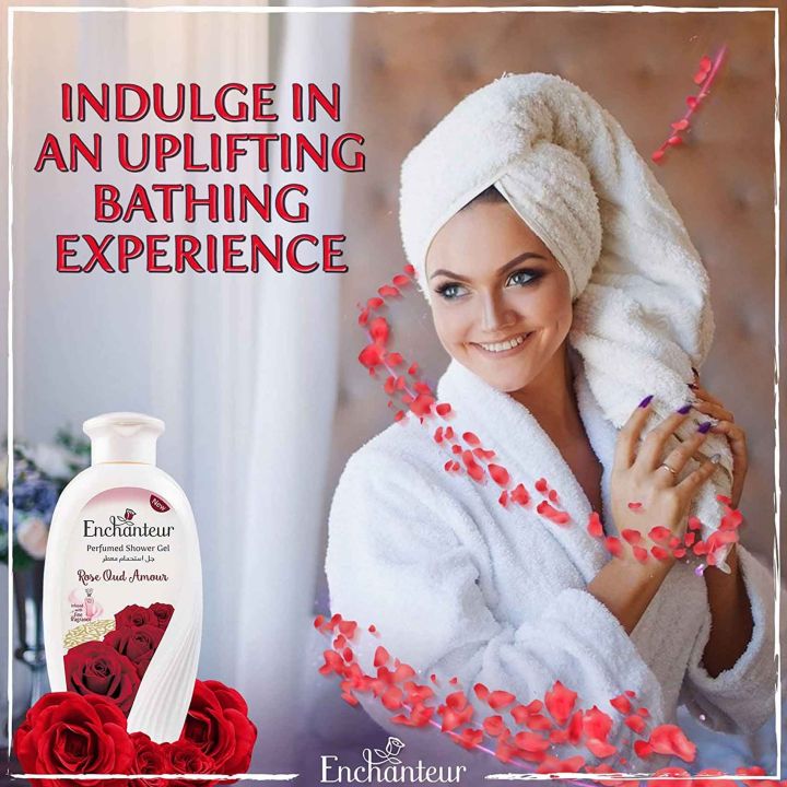 Enchanteur%20Rose%20Oud%20Amour%20Shower%20Gel%20250ml%20-%20Image%202