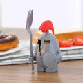 Durable Egg Rack Knight Design Boiled Egg Cup Holder with Spoon Easy to Clean Reusable Plastic Egg Holder for Kids Fun Practical Kitchen Accessory Egg Organizer. 