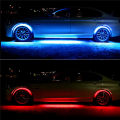 4pcs Multi-Color RGB 252 LED 5050 SMD Strip Under Car Tube Underglow Underbody System Waterproof Neon Light Kit 120X90cm. 