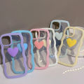 3D Love Heart Silicone Phone Case For IPhone 11 12 13 14 15 Pro Max 7 8 Plus Se 2020 XS Max XS XR Covers Shockproof Phone Casing Shell. 