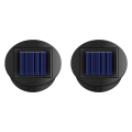 2X Smart Garden Solar Powered Replacement Round LED Light Box Solar Battery Box Solar Cells Li-Ion Battery Charger. 