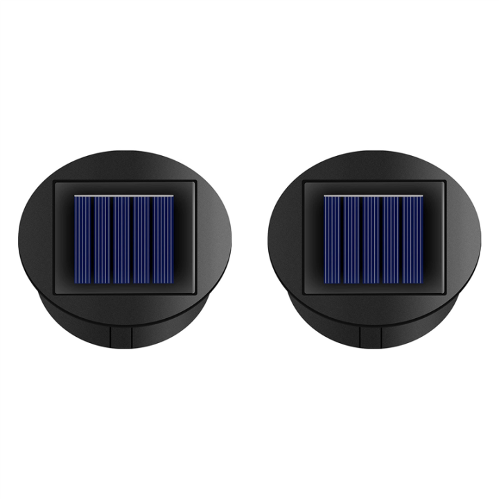 2X Smart Garden Solar Powered Replacement Round LED Light Box Solar Battery Box Solar Cells Li-Ion Battery Charger