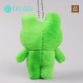 Plush Frog Keychain Cute Frog Plush Keychain Soft Toy for Kids Bag Decoration Fun Comfortable Touch Perfect Gift for Birthdays Southeast Asian Buyers' Favorite High-quality Plush Keychain. 