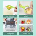22 In 1 Multifunctional Vegetable Chopper Manual Chopper with Container Food Chopper Cutter. 
