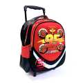 McQueen Cars 13Inch 3D Children's Trolley Backpack for Pre-Nursery,KG Kids School High Quality Bag. 