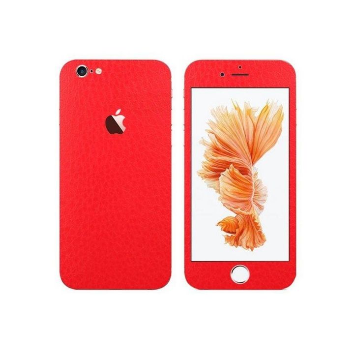 IPHONE 6S Red Common Leather Texture Mobile Skin