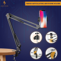 Tripod Articulating Arm Phone Holder, Phone Holder, Phone Clip Holder Clamp for Desk, Mount Flexible 360° Rotation, Long Arm Bracket for Universal Phone Stand Holder By Anzik Store. 