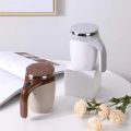Self Stirring Coffee Mug, Automatic Magnetic Stirring Coffee Cup, 380mL Auto Mixing Mug with Lid. 