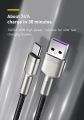 BASEUS  Cafule Series Metal Data Cable USB to Type-C 40W Fast Charging Cable. 