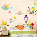 XL8093 wall stickers cartoon children's room decoration living room bedroom wall stickers kindergarten classroom decoration decorative wall sticker. 