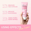 LAIKOU Japan Sakura Facial Scrub Cleanse & Exfoliate Dead Skin Soften Glow Skin Radiance 80g. 