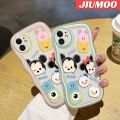 JIUMOO For VIVO Y30 vivo Y30i vivo Y50 Case Cartoon Cute Mickey Macaron Colorful Lovely Cream Wave Border Soft Clear Shockproof Phone Cases Creative Camera Transparent Casing Simple Gentle Protective Cover. 