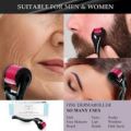 Derma Roller Professional Micro needling Roller for Face Beard Growth Hair Growth 0.5mm System Beauty Skin Therapy 0.5 Derma Roller With 540 Micro Needle Roller for Men and Women & Unisex. 
