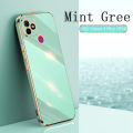 For Itel Vision 1 Plus / Itel P36 / Itel P36 Pro Back Cover Luxury 6D Plating Frame Shiny Bling Cases Soft Silicone Square Protective Mobile Phone Case for Girls Boy. 