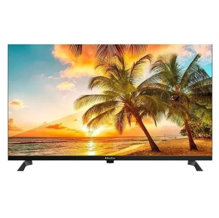 EcoStar CX-32Q875 32 Inch QLED HD Google TV Android 14 Dolby Audio Bezel-less Chromecast Bluetooth Smart TV