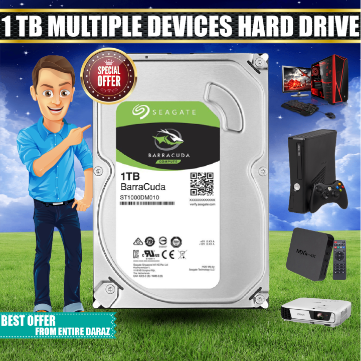 1TB Hard Disk Drive Full Of Games Daraz.pk