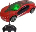 Remote Control Chargeable 3D Famous Car with Flashing Light, Radio Control Race car for Kids for 3-12 Year Old Boy Birthday Remote Control Car Rechargeable (White). 