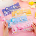 5 Piece Stationery Set Children'S Stationery Small Gift School Stationery Set Cute Stationery Bag. 